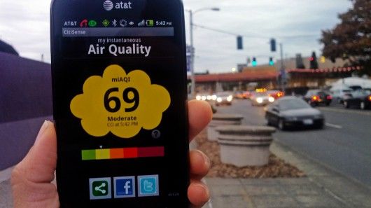 Смартфон определит качество воздуха